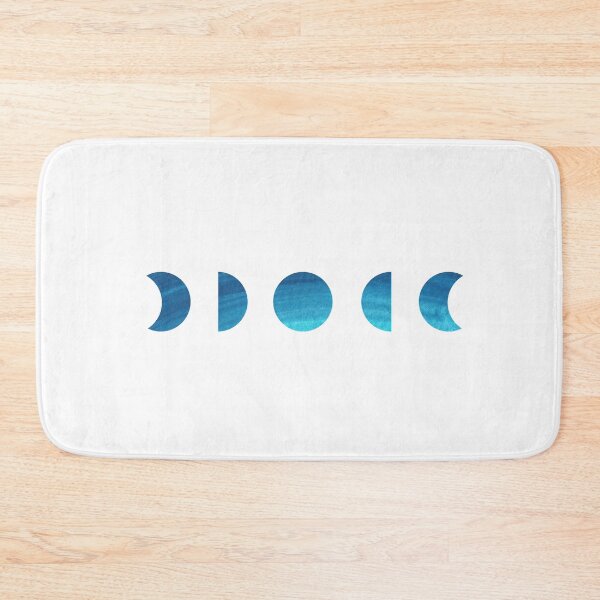 Item preview, Moon Phases Gouache Painting in white designed and sold by NAYANA S KUMAR.