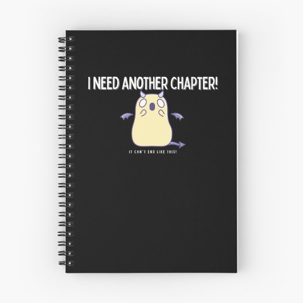 Item preview, I need another chapter! - relatable bibliophile quote sticker print designed and sold by ThousandAutumns.