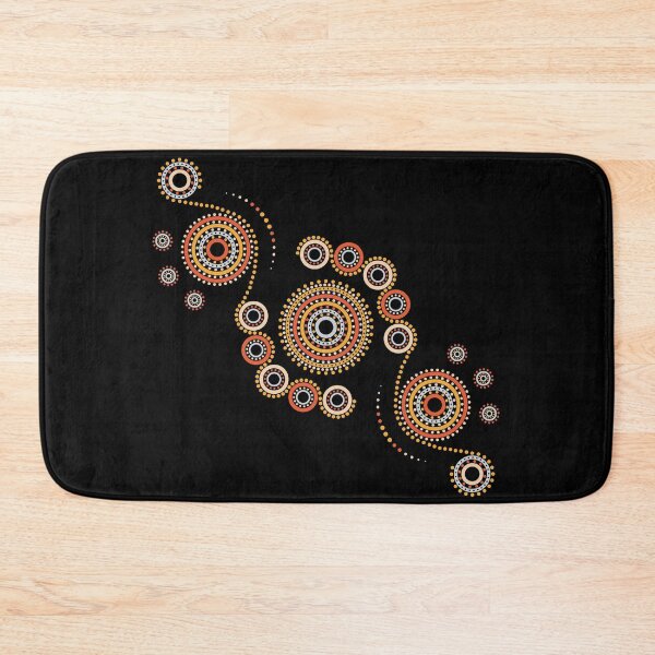 Item preview, Aboriginal Art Aborigine Australian Indigenous aboriginal Flag autochthon Bigambul Points Circle Autumn Day Gift For Mother dotart Sister Painting Mom Mosaic designed and sold by MeryemSpace.