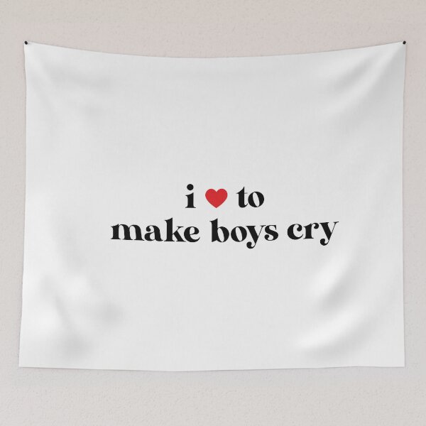 Item preview, i love to make boys cry designed and sold by ambaart.