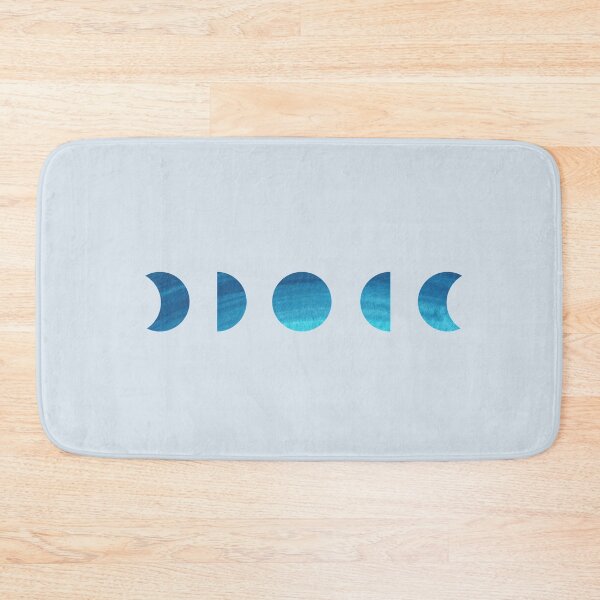 Item preview, Copy of Moon Phases Gouache Painting in blue grey #D9E4EC designed and sold by NAYANA S KUMAR.