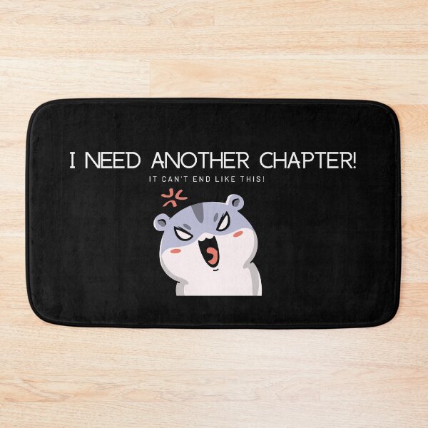 Item preview, I need another chapter! - relatable bibliophile quote sticker print (Angry ver) designed and sold by ThousandAutumns.