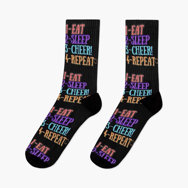 Item preview, Eat Sleep CHEER Repeat designed and sold by bahicharafe.