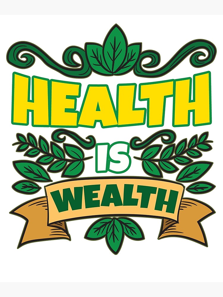 Mental Health is Wealth T-Shirt (BLACK) – TheraTeeShirts