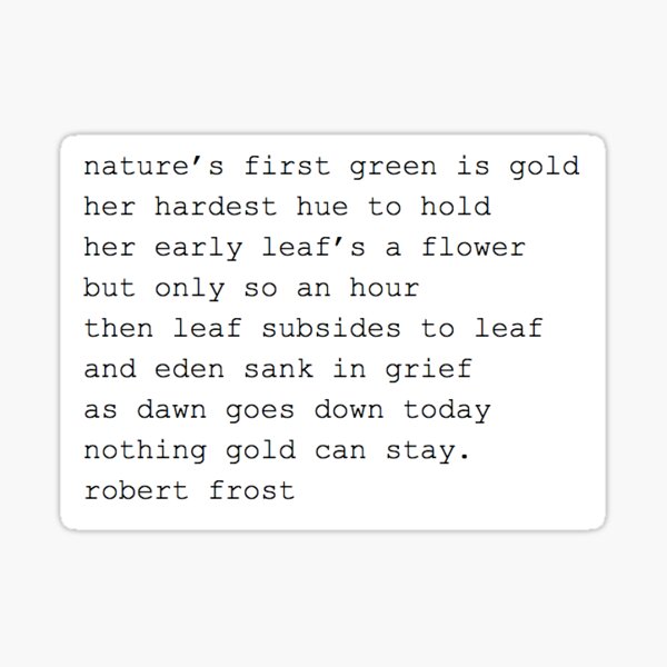 robert frost poem in the outsiders
