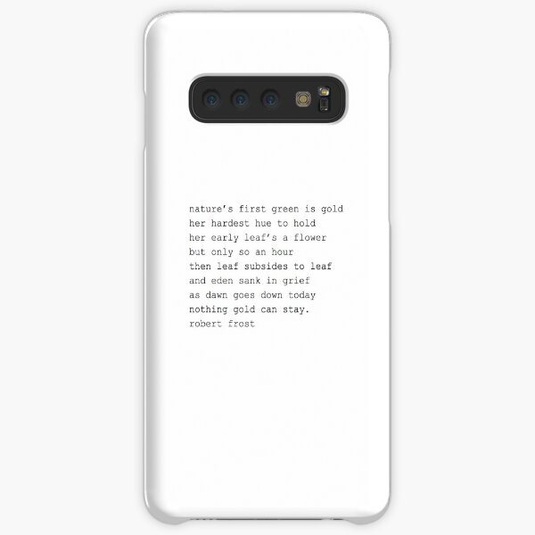 The Outsiders Poem Samsung Galaxy Snap Case