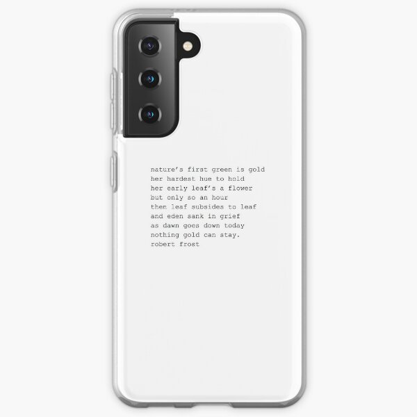 The Outsiders Poem Samsung Galaxy Soft Case