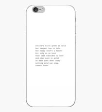 Vinilo o funda para iPhone El poema de los outsiders