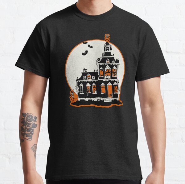 Item preview, Vintage Style Haunted House - Happy Halloween designed and sold by Pretty In Ink.