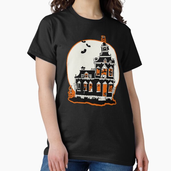 Item preview, Vintage Style Haunted House - Happy Halloween designed and sold by Pretty In Ink.