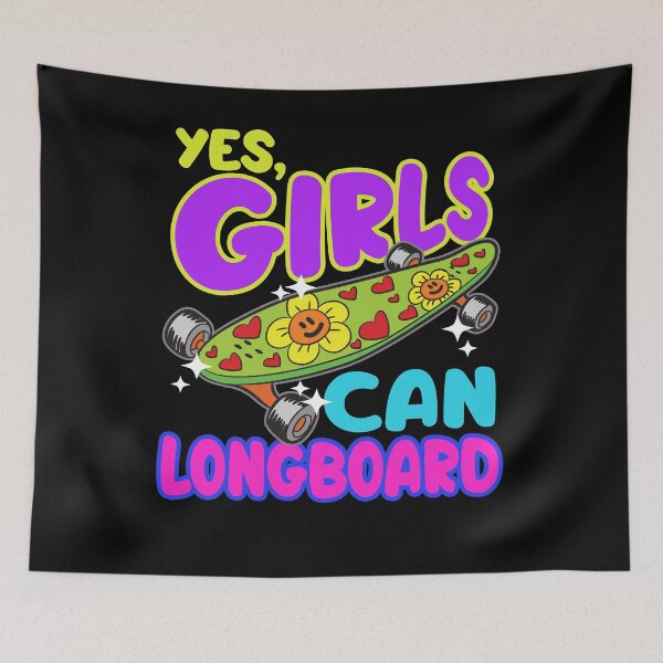 Item preview, Yes Girl Can Longboard designed and sold by Moonpie90.