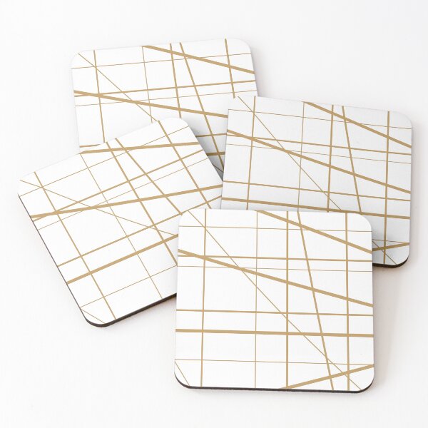 Item preview, Gold and White Geometric Lines designed and sold by DHSTN.
