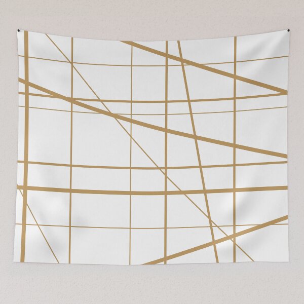 Item preview, Gold and White Geometric Lines designed and sold by DHSTN.