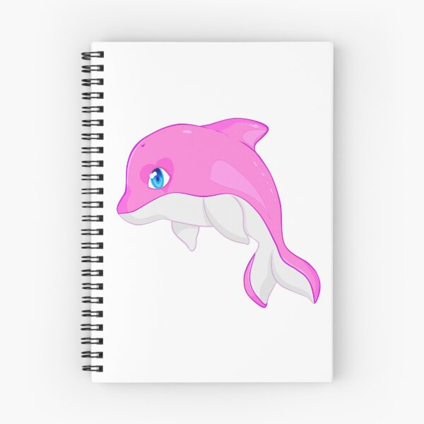 Item preview, Pink Heart Eye Dolphin designed and sold by With Love, InspireMari.