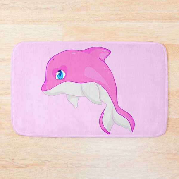 Item preview, Pink Heart Eye Dolphin designed and sold by With Love, InspireMari.