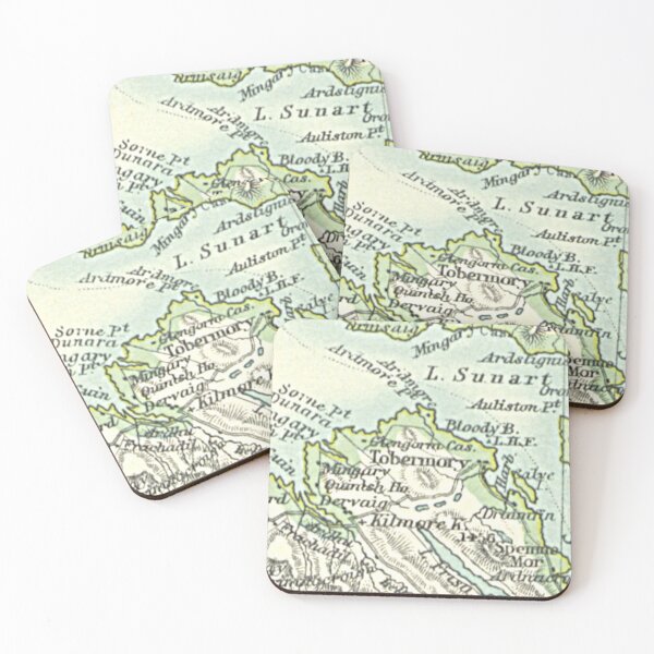 Item preview, TOBERMORY & surrounding area map 1899 designed and sold by yourscotland.