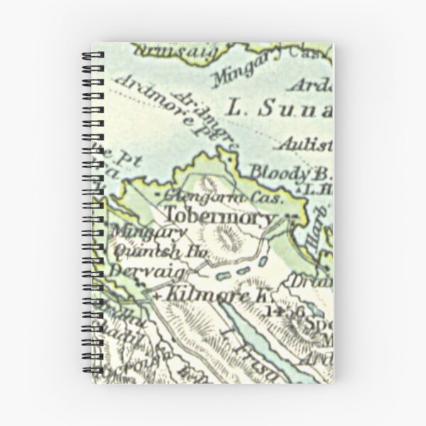 Item preview, TOBERMORY & surrounding area map 1899 designed and sold by yourscotland.