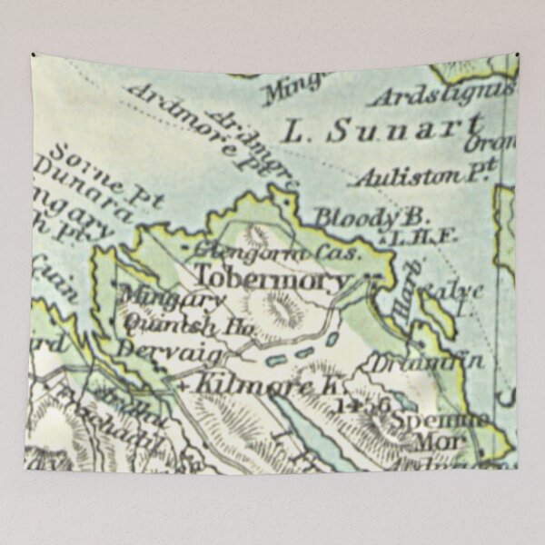 Item preview, TOBERMORY & surrounding area map 1899 designed and sold by yourscotland.