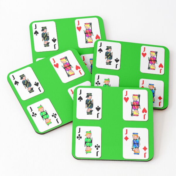Item preview, Jacks Four Suits Pack In Green designed and sold by LuckyKermit.