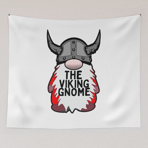 Item preview, Cute Nordic Gnome Viking Tomte Scandinavian Nisse designed and sold by funnytshirtemp.