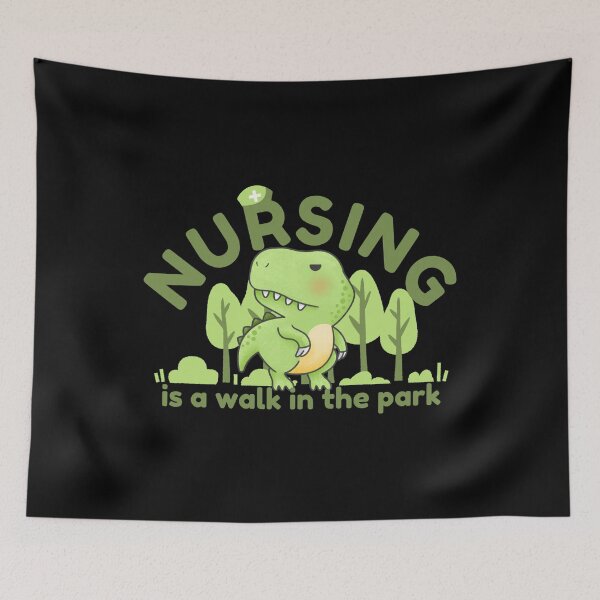 Item preview, Nursing is a walk in the park designed and sold by Mixture-DESIGN.