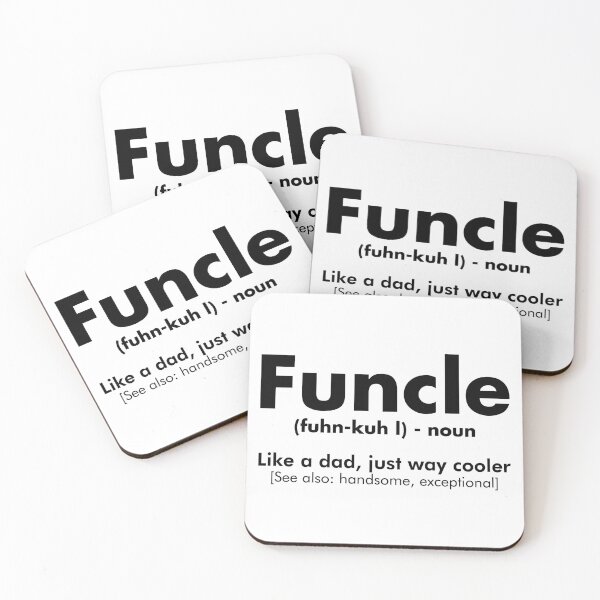 Item preview, Funcle Definition Funny Gift For Uncle Like A Dad But Way Cooler designed and sold by ambaart.
