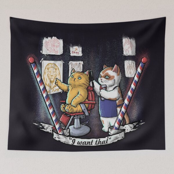 Item preview, Cat Barber Shop designed and sold by Liviu Matei.