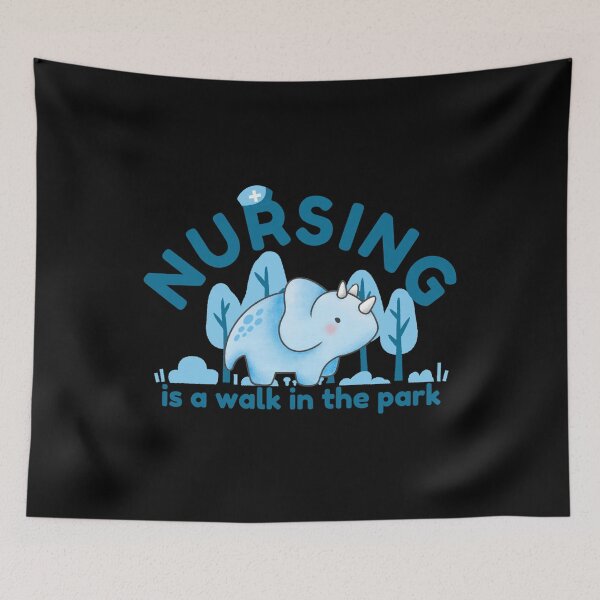 Item preview, Nursing is a walk in the park designed and sold by Mixture-DESIGN.