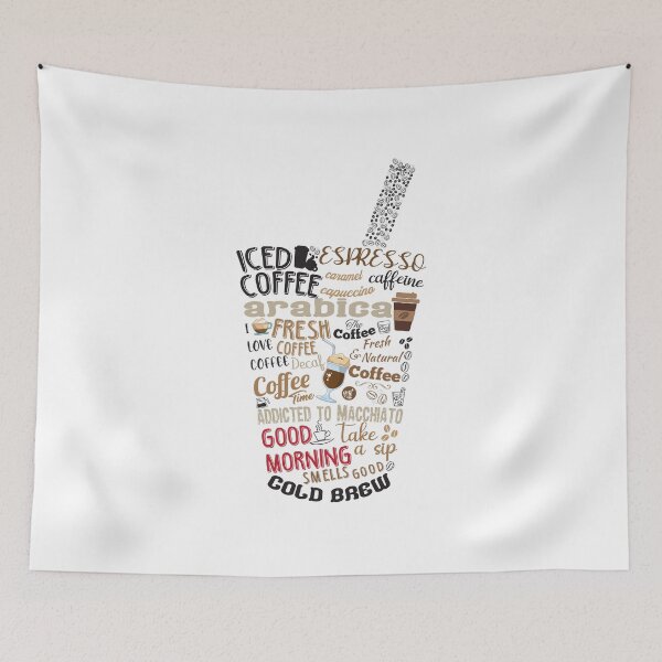 Item preview, Coffee Cup Illustration Coffee Typography Mom Gift Coffee Lover Gift for Dad designed and sold by TH3--DESIGNER.