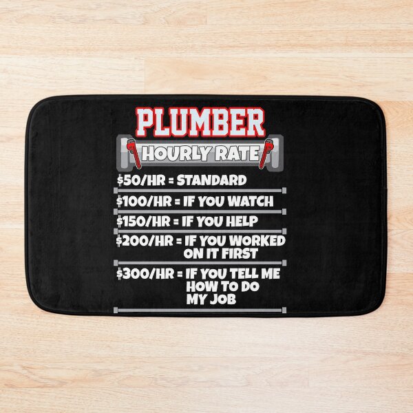 Item preview, Plumber Hourly Rate Funny Plumbig Christmas Gift designed and sold by Moonpie90.