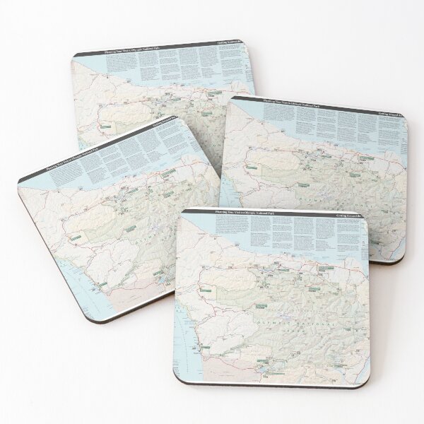 Item preview, Olympic National Park Map (2010) Vintage Washington State Olympic Peninsula Atlas designed and sold by BravuraMedia.