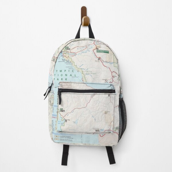 Item preview, Olympic National Park Map (2010) Vintage Washington State Olympic Peninsula Atlas designed and sold by BravuraMedia.