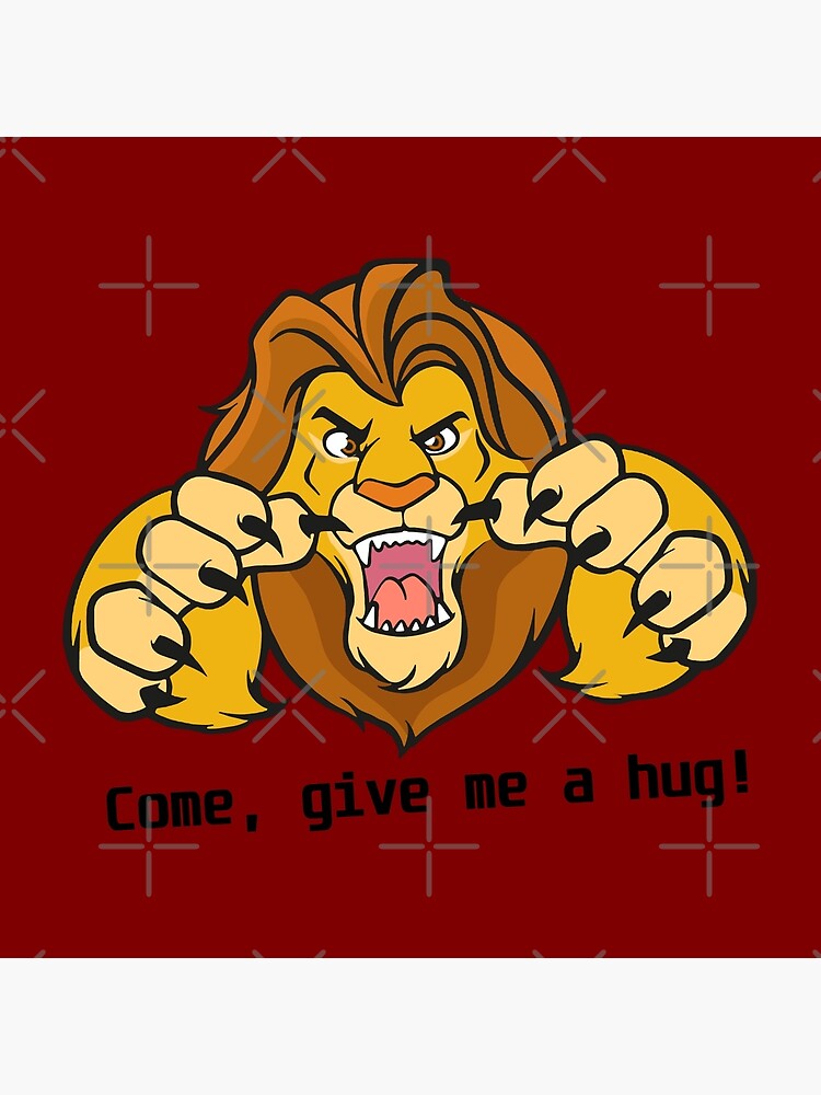 "The Lion King Mufasa. Come, give me a hug" Poster for Sale by