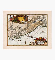 Map Of Peru 1671 Photographic Print