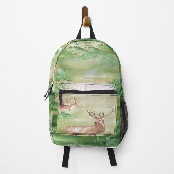 Item preview, Deer in Forest-Girl and Deer designed and sold by DiensDesign.