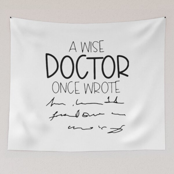 Item preview, A Wise Doctor Once Wrote designed and sold by LungosDesigns.