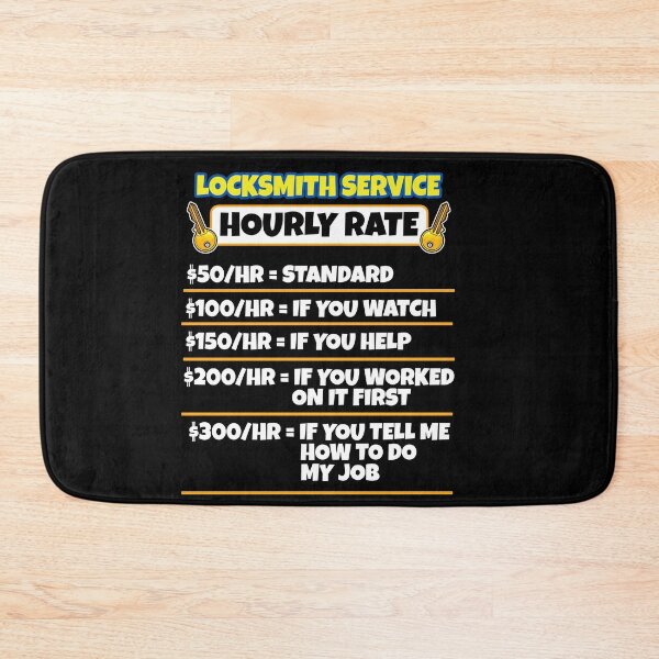 Item preview, Locksmith Service Hourly Rate designed and sold by Moonpie90.