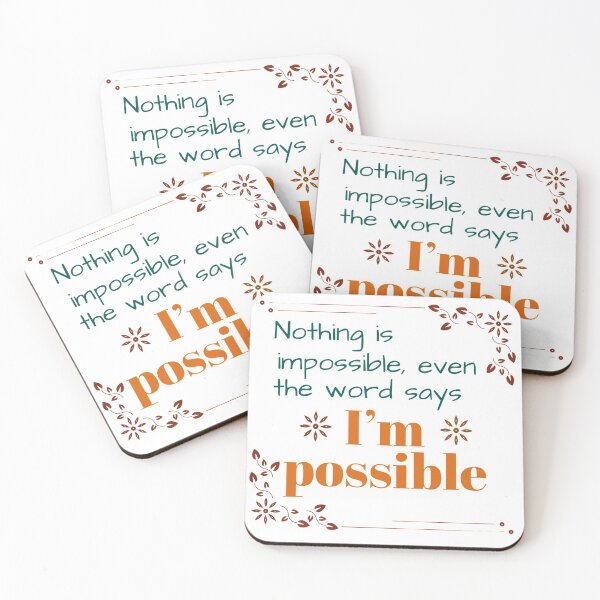 Item preview, I’m Possible  designed and sold by designbyjodyb.