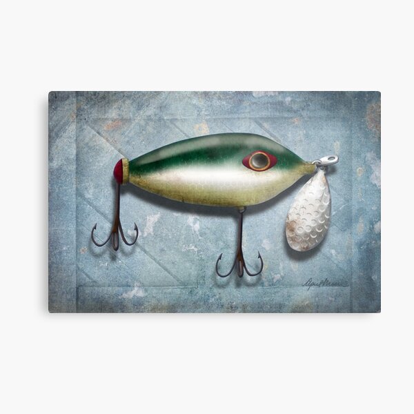Vintage Fishing Tackle Wall Art for Sale