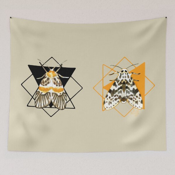 Item preview, Mystic Moth Dyad - night flyers designed and sold by SamNagelArt.