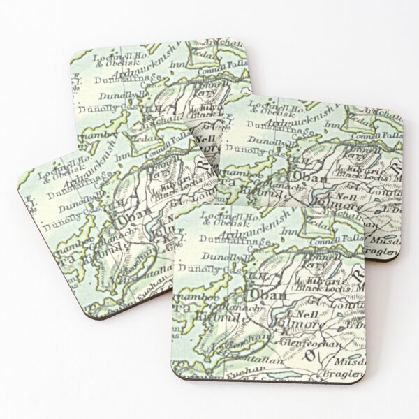 Item preview, OBAN & surrounding area map 1899 designed and sold by yourscotland.