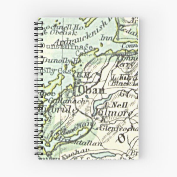 Item preview, OBAN & surrounding area map 1899 designed and sold by yourscotland.