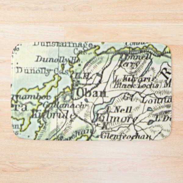 Item preview, OBAN & surrounding area map 1899 designed and sold by yourscotland.