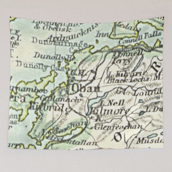 Item preview, OBAN & surrounding area map 1899 designed and sold by yourscotland.