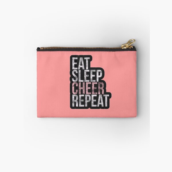 Aperçu de l'œuvre Eat sleep cheer repeat créée et vendue par RIAD16.