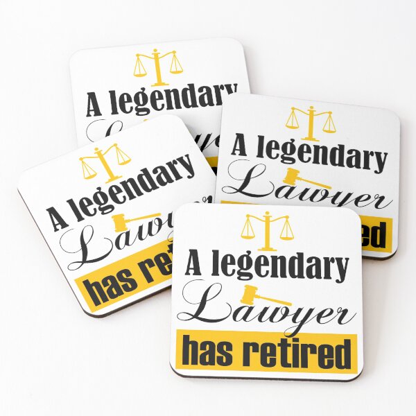 Item preview, A Legendary Lawyer Has Retired designed and sold by DukeSTaurus.