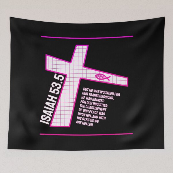 Item preview, Bible Verse T-ShirtIsaiah 53.5 - Bible Verse Design  designed and sold by Daisyshopp.