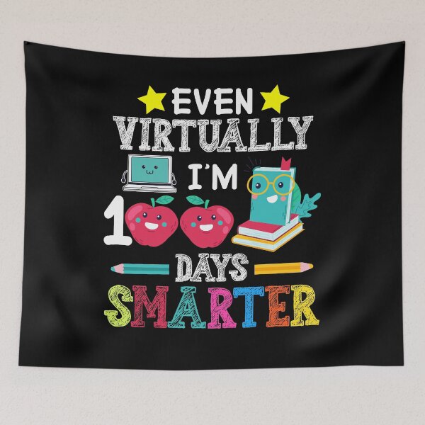 Item preview, Cute 100 Days Of Virtual School 100 Days Smarter  designed and sold by elisamarez97.