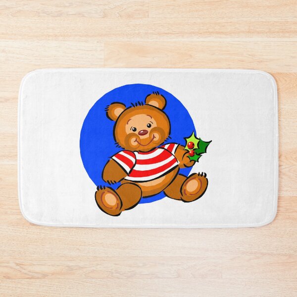 Item preview, Christmas Teddy Bear With Holly designed and sold by MurphyMorganGifts.