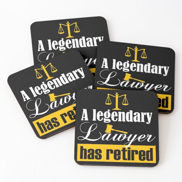 Item preview, A Legendary Lawyer Has Retired designed and sold by DukeSTaurus.